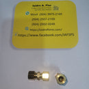 Union de tubo tuerca corta 5/16 de bronce