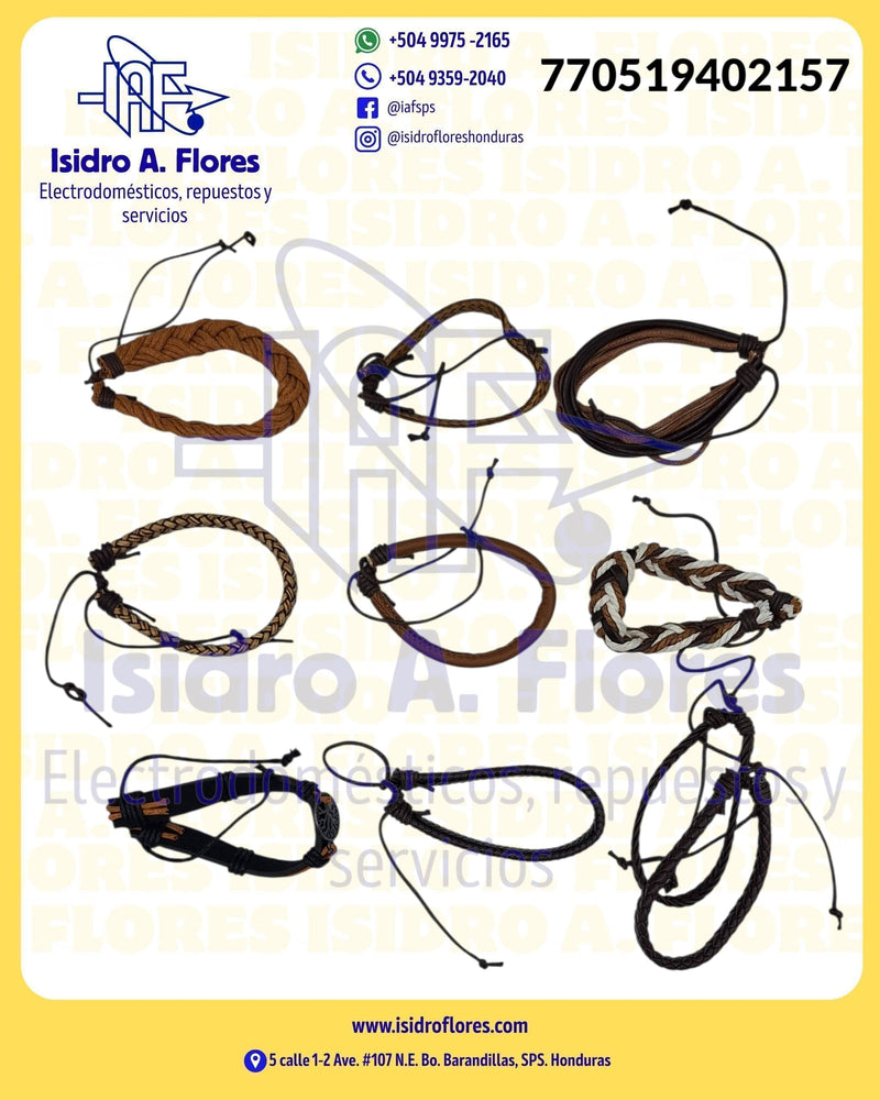 Brazalete de cuero Arbol de la vida 10 unidades