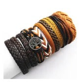 Brazalete de cuero Arbol de la vida 10 unidades