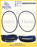 Bandas juego (2)  originales Whirlpool,  Maytag mecánica