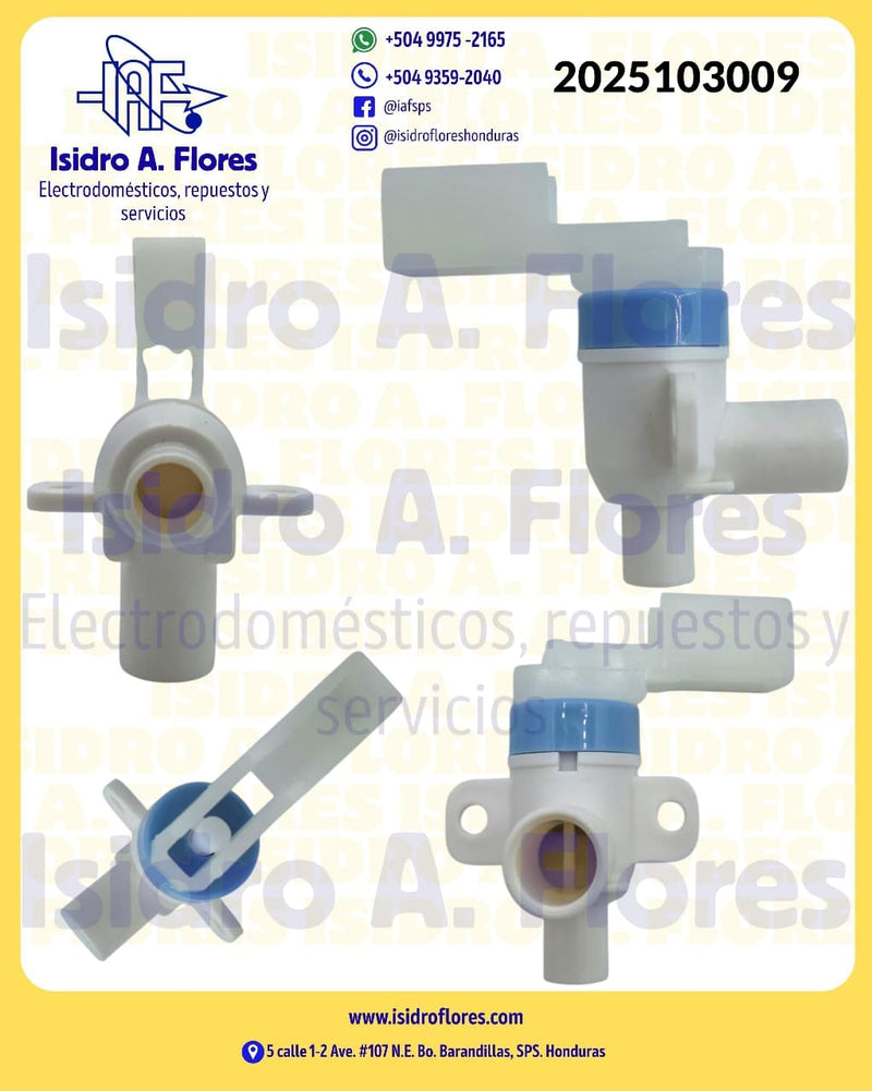 Valvula de bebedero de agua, Oasis original Frigidaire azul