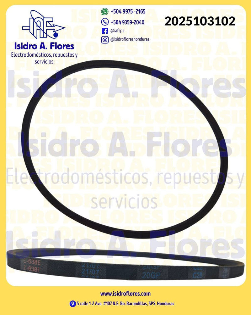 Banda de lavadora original Frigidaire CH