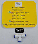 Adaptador tipo unión plástico 1/4 refrigeradora tipo "T" Ice maker