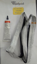 Felpa selladora original de tina de secadora Whirlpool costura verde