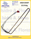 Resistencia tubular, original Frigidaire  15.5"  en U, refrigerador CH