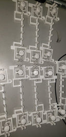 Boton original de inicio y pausa de lavadora ensamble GE Mabe  Kraken