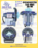 Motor pequeño 30W, 110VAC, 0.8A marca Tran  sirve LG