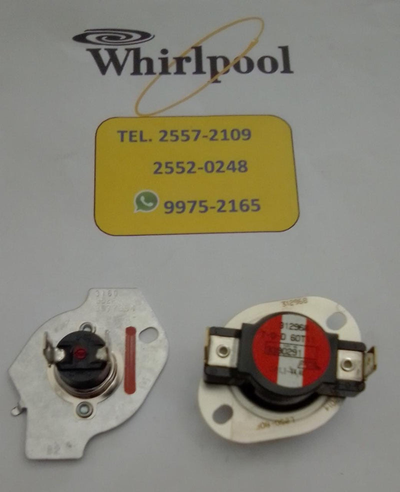 Térmicos originales secadora  Whirpool  Kit (2) L250° y  L352 °  OEM