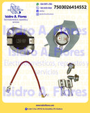 Térmicos kit  secadora WMP 309F y L250-80°F genérico sirve Whirlpool