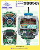 Motor original de secadora de ropa Whirlpool