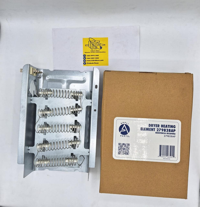 Resitencia de Secadora  5400w para  Whirlpool marca Appli Part 240v