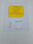 Fricción media luna o cojinetes de tina, genérico sirve Whirlpool