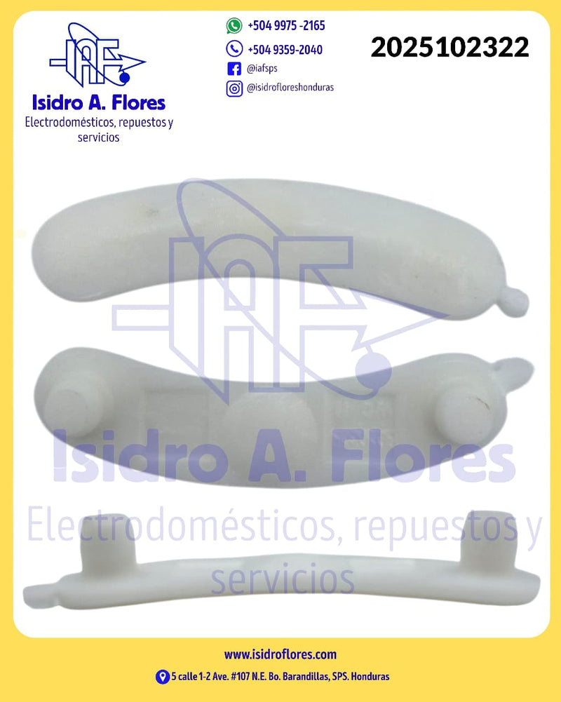 Fricción base media luna,  pad lavadora Whirlpool mecánica original