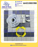 Kit de muelas y  engranages de agitador genérico sirve Whirpool