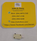 Microswitch dos pines contacto normalmente abierto 15A, 125-250V