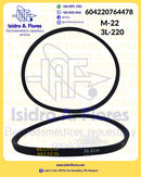 Banda de lavadora  tipo original 56.6 Cm, sirve LG M22, 3L-220