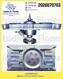 Transmisión de lavadora 1 piñoin sirve Frigidaire y GRS