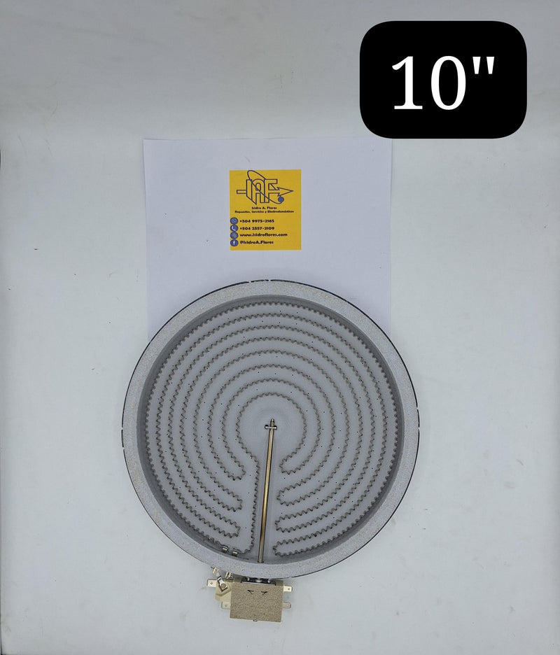 Resistencia radiante, plancha  original  Frigidaire 10" DEXT