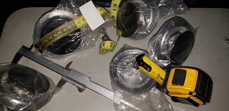 Quemador aluminio 3"  con tapa y tubo Mabe Proteo