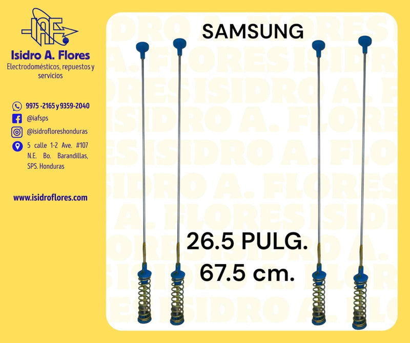 Suspensión KIt 4 piezas 26.5" ó 67Cm  sirve Daewoo