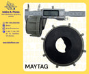 Tuerca con soporte plástico y sello genérico Goldparts para  Maytag