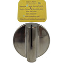 Perilla quemador estufa de gas Niquelado 60mm largo hacia abajo