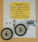 Juego rodillos de tina de secadora genérico sirve Whirlpool marca WMP