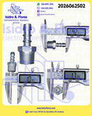 Adaptador acople 1/2" X 3/8" macho recto, rosca para gas LPG