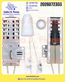 Iniciador o ignitor de secadora de gas original Frigidaire con soporte