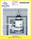Transmisión 3 estrías Eagle lavadora Indurama, Frigidaire CH y GRS