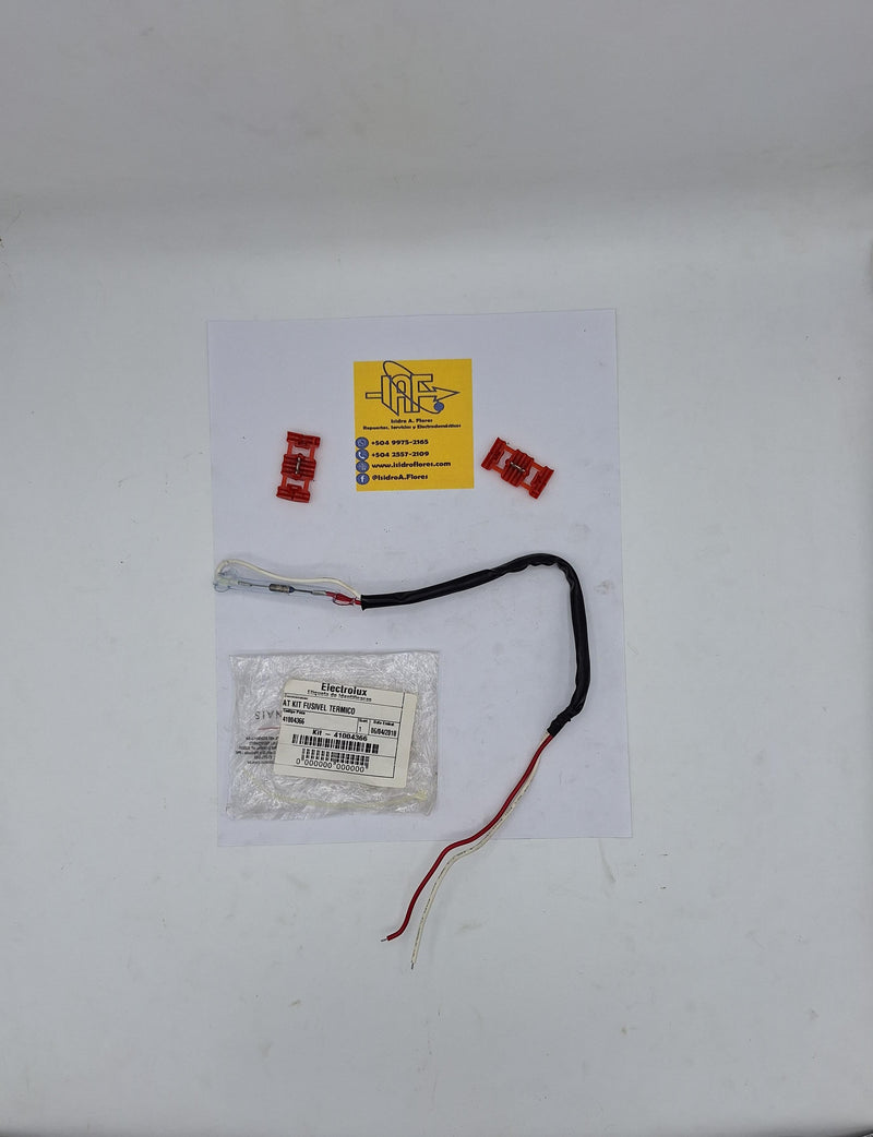 Sensor fusível térmico Rojo y blanco de refrigerador Electrolux Brasil