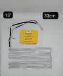 Resistencia tubular  aluminio de refrigeradora  evaporador 13" ó 33Cm