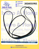 Banda original de secadora Whirlpool color  verde