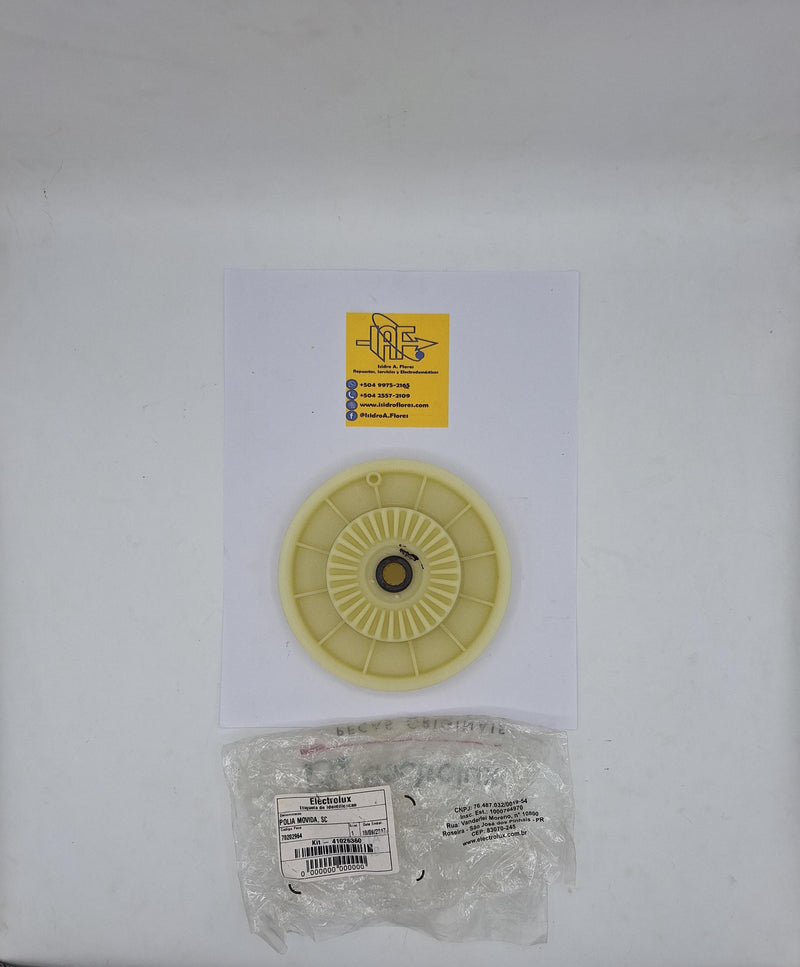 Polea movida de transmisión de lavadora, original  Frigidaire Brasil
