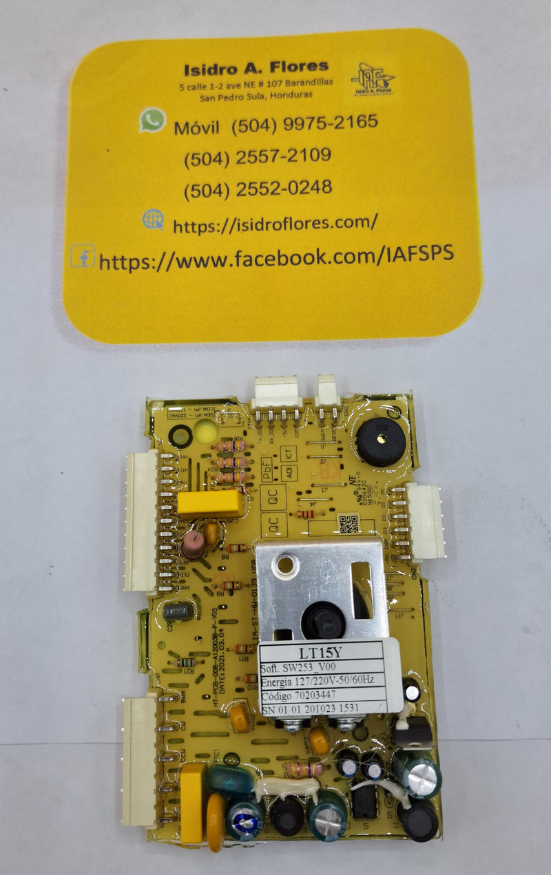 Placa electrónica de poder para lavadora Frigidaire Brasil LT15Y ExC