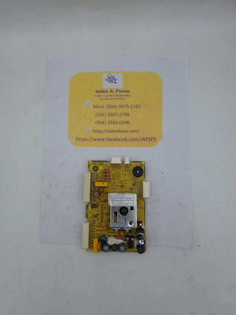 Placa electrónica de poder para lavadora Frigidaire Brasil LT15Y ExC