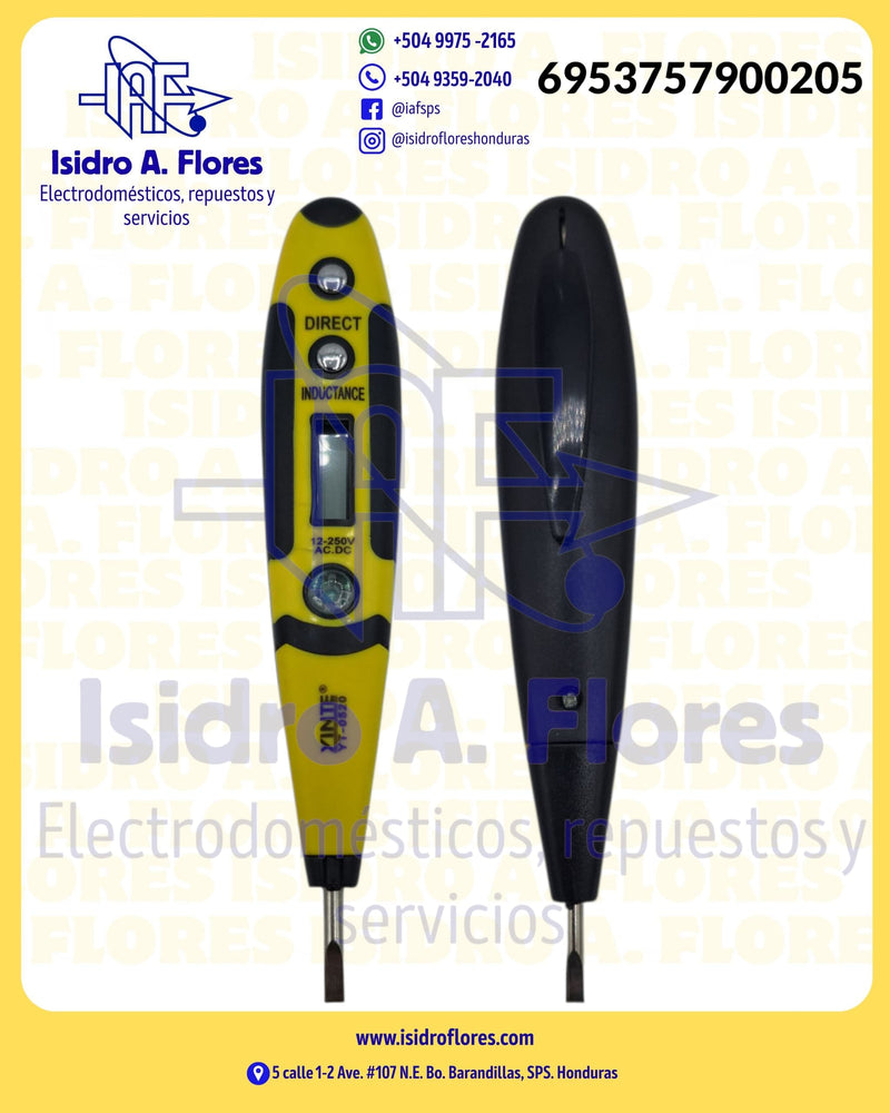 Medidor de voltaje de lavadora tipo bolígrafo 12 V - 250 V , 60 HZ
