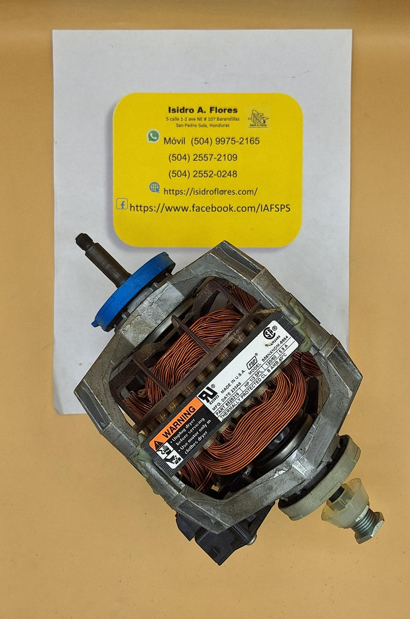 Motor de secadora Whirlpool 1/3 HP 110V común