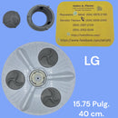 Impulsor 40 cm  ó 16" con propelas agitador de 11 dientes  para LG