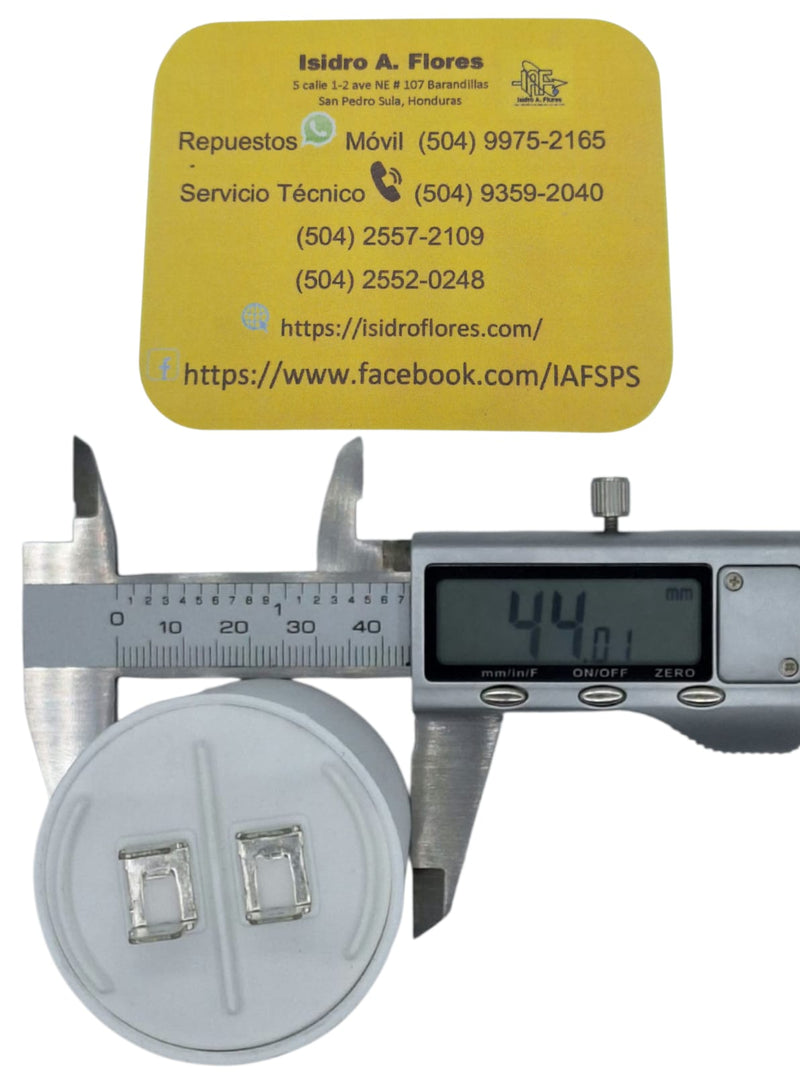 Capacitor de trabajo plástico 35 MFD 250-450V