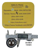 Capacitor de lavadora 233-280 MFD 110V