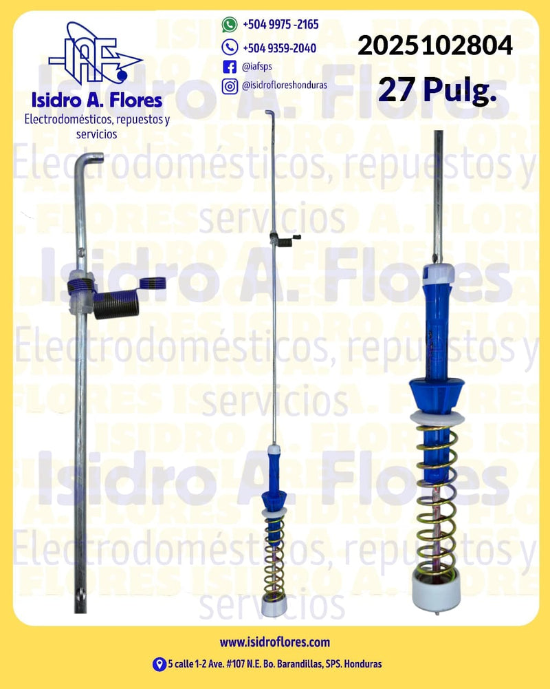 Suspensión 27" color azul original  Frigidaire Brasil unidad
