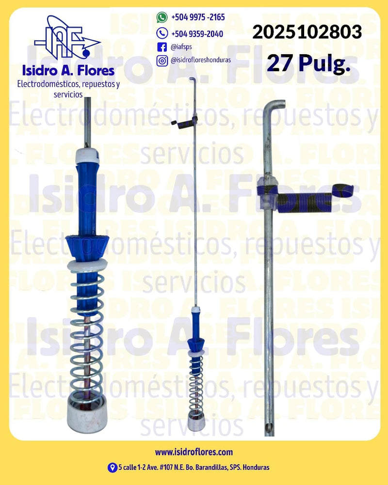 Suspensión 27" Frigidaire Brasileña color azul