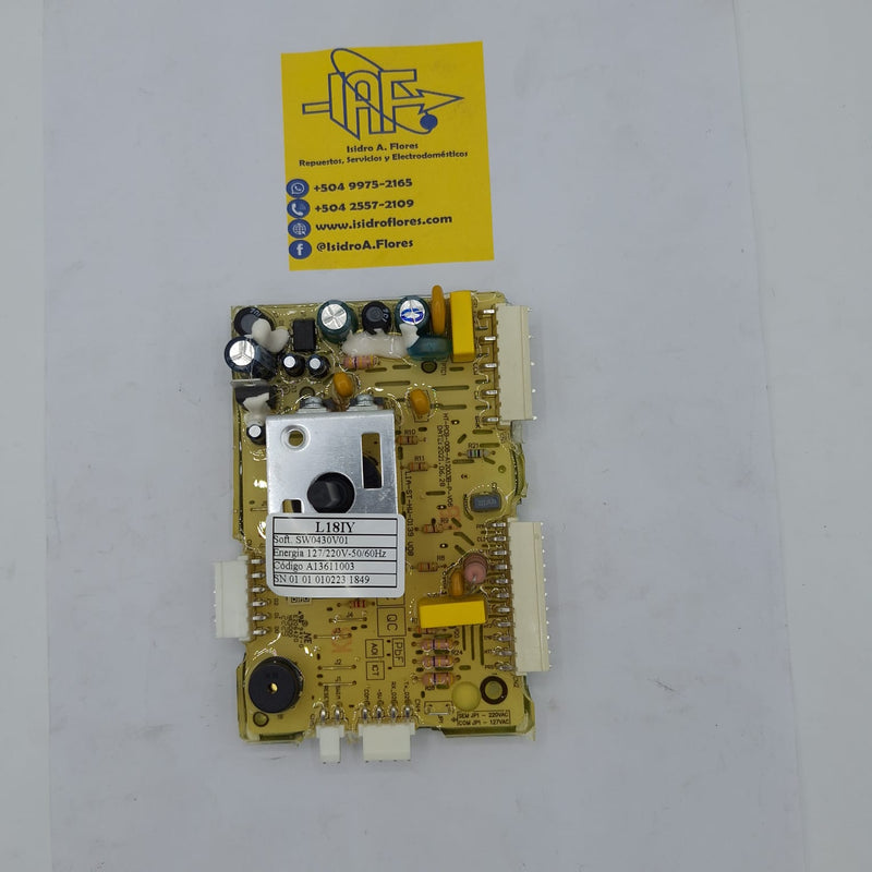 Placa electrónica  original de lavadora Frigidaire Brasil LT114