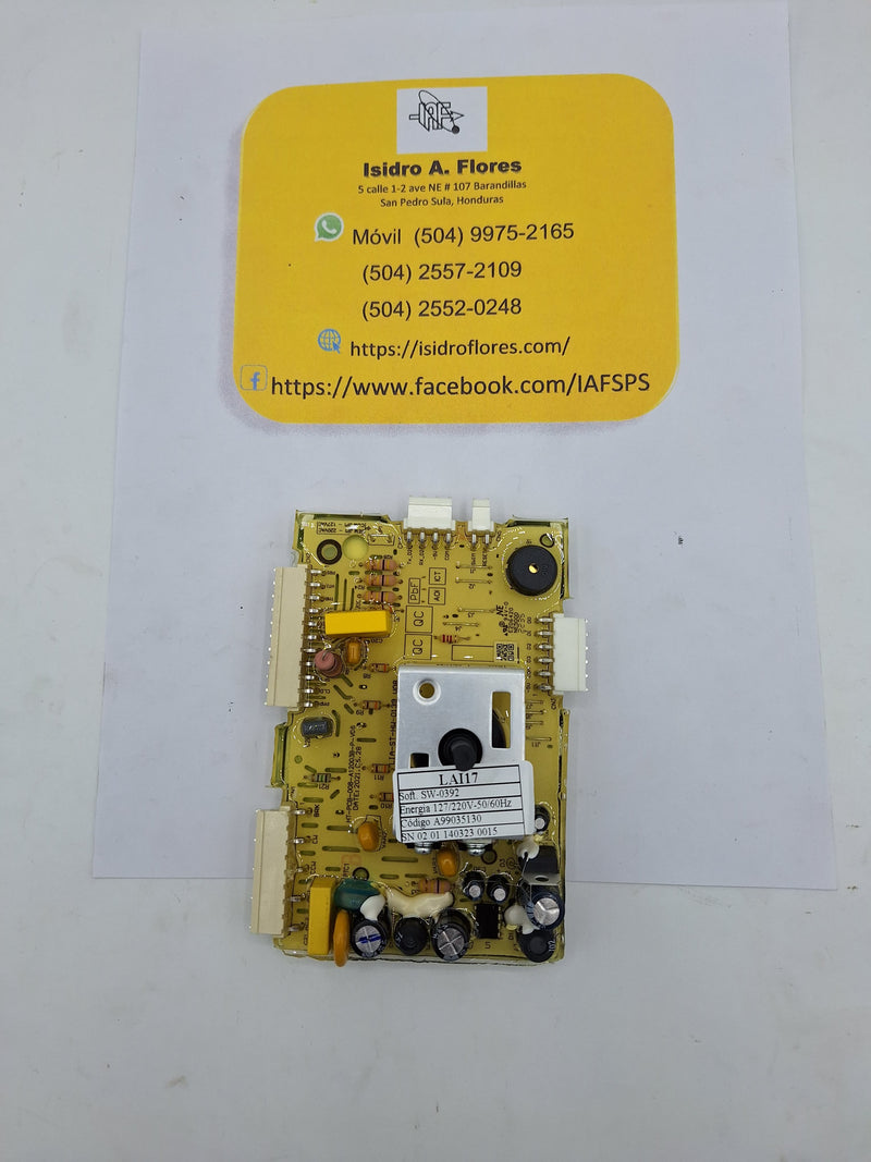 Placa electrónica de poder lavadora Frigidaire Brasil L122Y-EXP