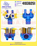 Valvula de entrada agua lavadora, original  Frigidaire Brasileña 127V