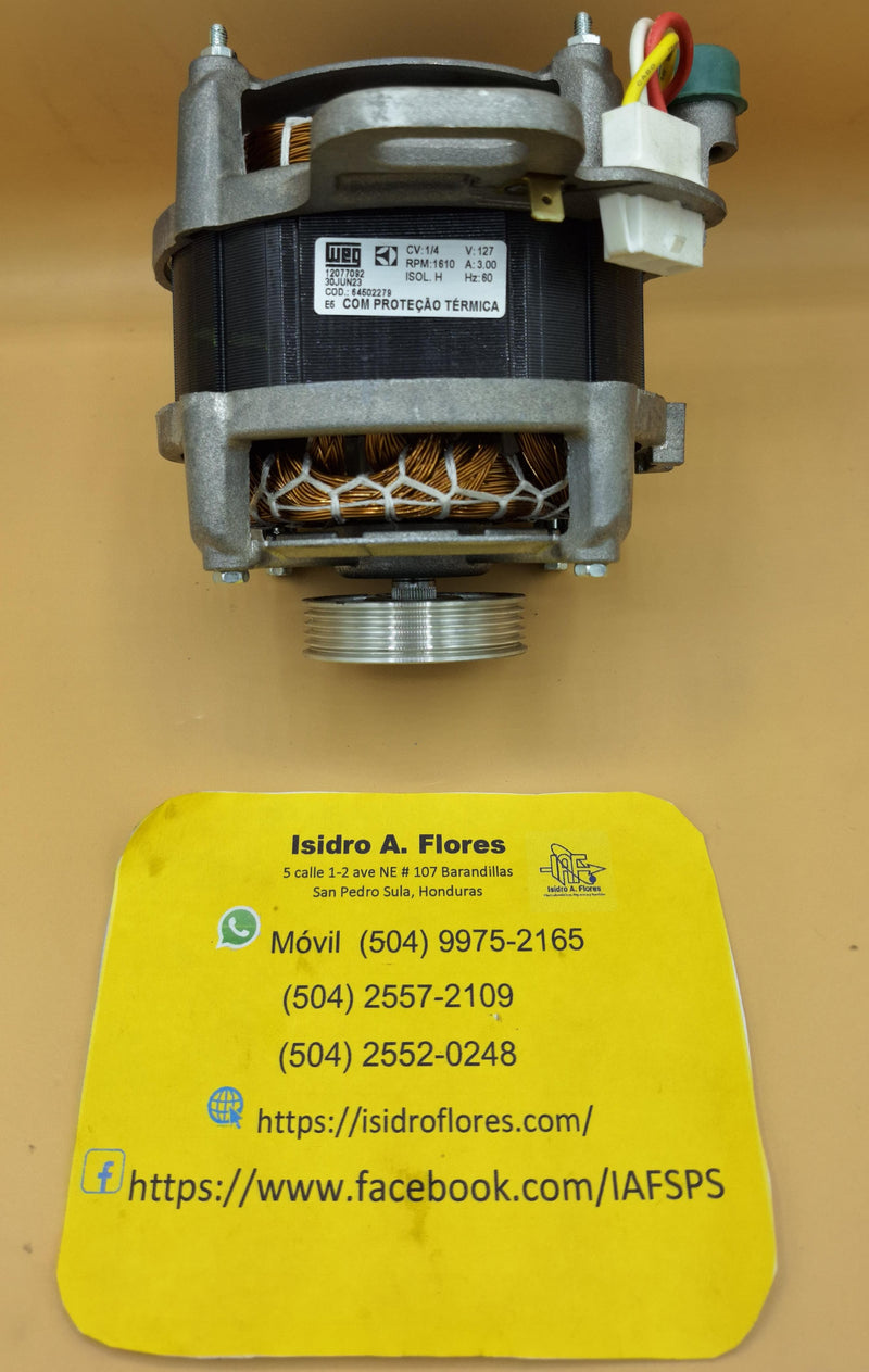 Motor de lavadora original Frigidaire Brasil  127V. 60HZ