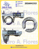 Anillo cónico genérico de lavadora sirve Mabe tipo Amazonas, aluminio