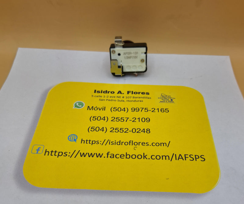 Relay de arranque Applipart 1/3 hp de compresores refrigeradora 110V