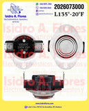 Térmico de secadora L135-20,  250V  25A,  KSD301C